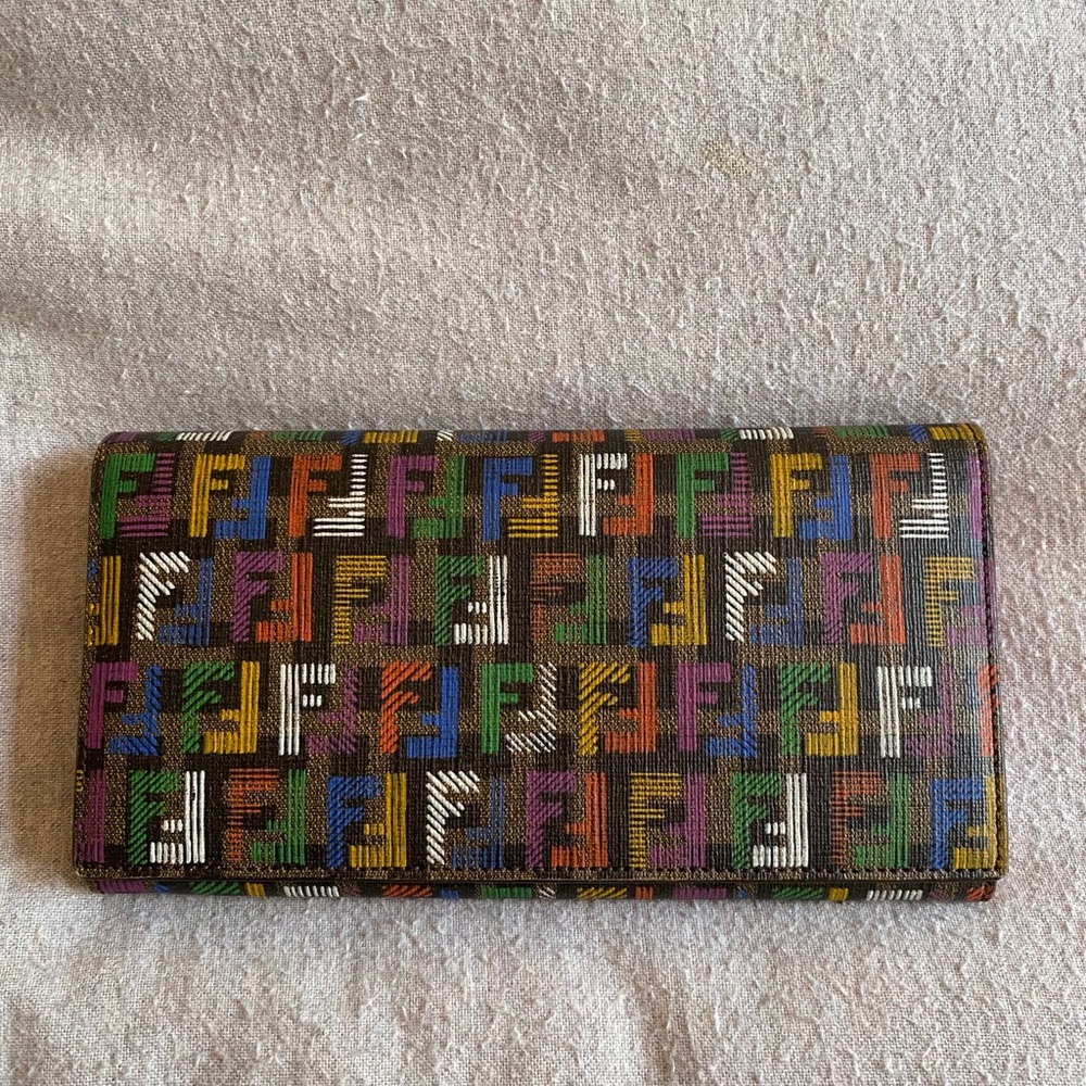 Fendi Multicolor Zucchino  Wallet